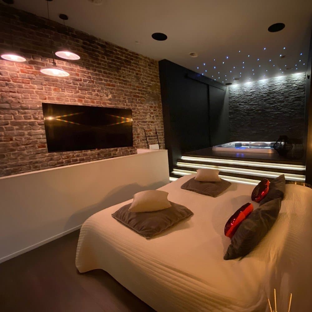 Chambre Jacuzzi Privatif Hôtel Esperance